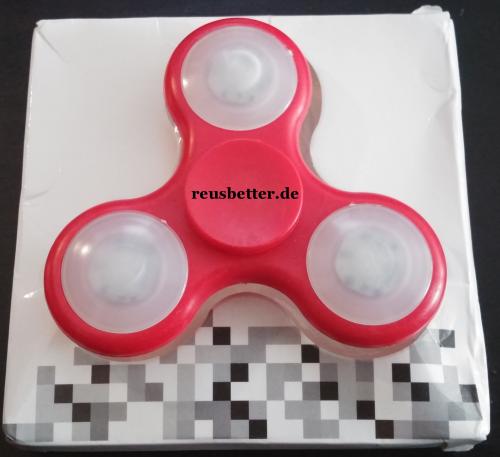 LED Licht Fidget Hand Spinner Fingertip Spinner für Autismus und ADHS Angst Stress Relief Fokus Spielzeug
